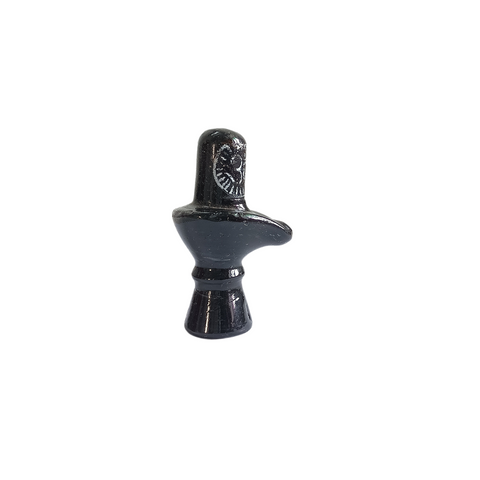 Shivling Small Black-शिवलिंग-Shiveling Choti-Made With Black Porcelain-Home & Temple Décor Idol For Puja And Gift Purpose, Mandir, Vastu, Showpiece,Temple Decorative
