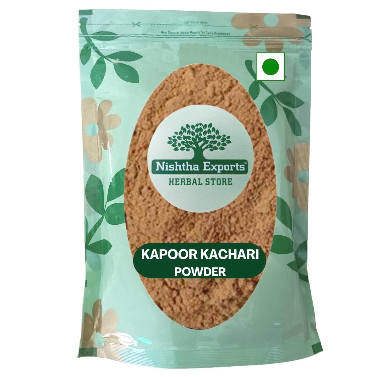 Kapoor Kachari Powder-Hedychium Spicatum-कपूर कचरी पाउडर-Raw Herbs-Kachuralu-Ginger Lily-Ekangi-Jadi Booti-Single Herbs