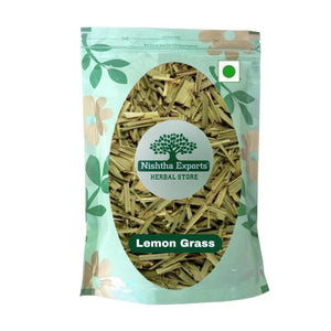 Lemon Grass (Tea Cut Format)-Fever Grass-नींबू घास-Raw Herbs-Lemongrass-Jadi Booti-Single Herbs