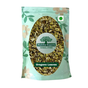 Oregano Leaves (Tea Cut Format)-Origanum Vulgare-Raw Herbs-Ajwain Pati-Jadi Booti-Single Herbs