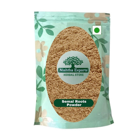 Semal Roots Powder-Bombax malabaricum-सेमल जड़ पाउडर-Raw Herbs-Simbal Musli-Jadi Booti-Single Herbs