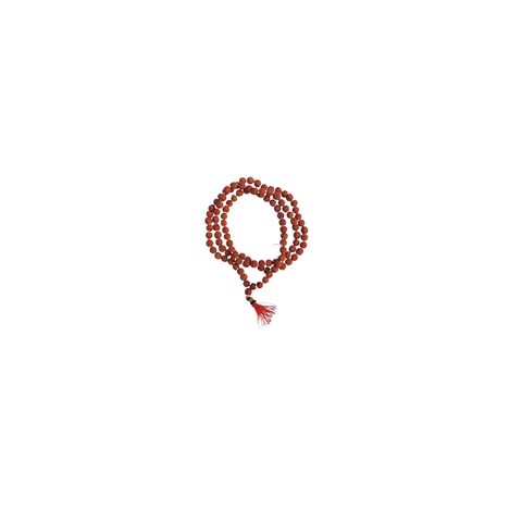 Rudraksha Mala 108 Beads-Divine Brown Rudraksha Mala-Japa Mala-Jaap Mala For Meditation And Yoga(No. 0)