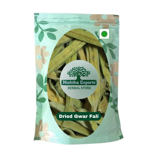 Dried Gwar Fali-Cluster Bean-सूखी ग्वार फली-Raw Herbs-Kothavarangai Vathal -Gawar beans-Single Herbs