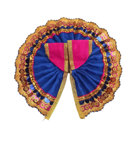 Laddu Gopal Dress -Ladoo Gopal Poshak-Krishna Dress- Kanhaiya Ji-Kanha Ji-Govinda-Thakur Ji-Bal Gopal-Mix Colors-Size: 4 No