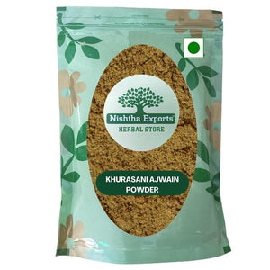 Khurasani Ajwain Seeds Powder -Parasika Yavani-खुरासानी अजवाइन  पाउडर-Raw Herbs-Khurasani Ajwaain-Jadi Booti-Single Herbs