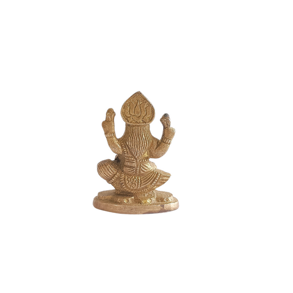 Laxmi Mata Brass (Pital) Murti - Lord Mahalakshmi Idol- Goddess Lakshmi Mata Statue - Lakshmi Devi Sculpture - Pital Murti (Brass) For Pooja, Decoration & Gifts