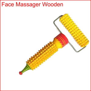 Acupressure Face Roller Massager (Wooden) AP-055