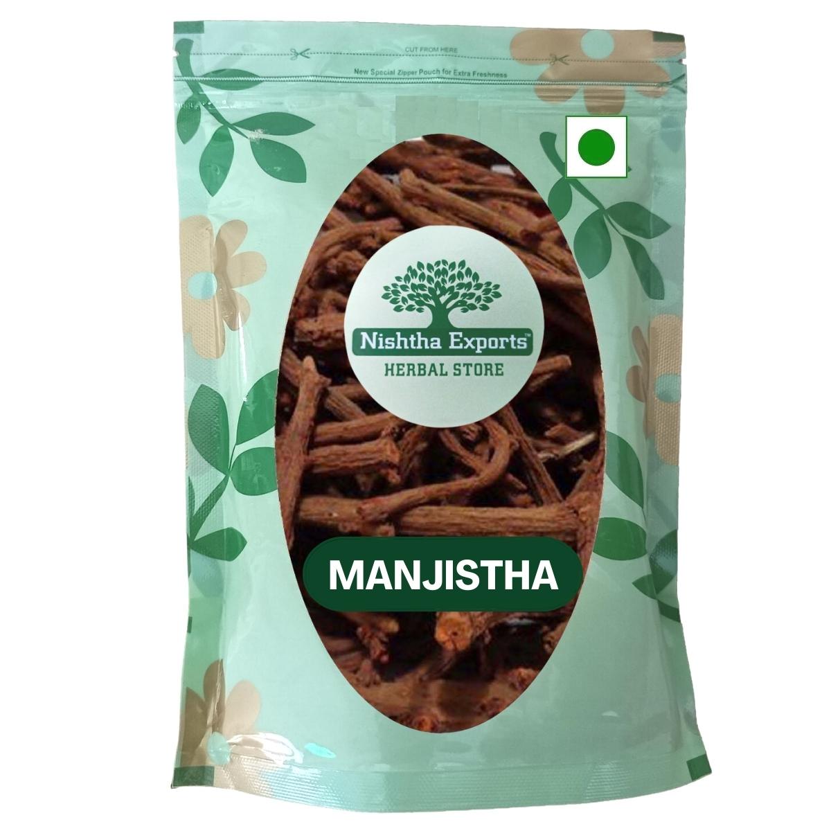 Majith Root - Manjistha Root - Manjith Raw Herbs-मजीठ की जड़-Majeeth Dried- Madder - Rubia cordifolia Jadi Booti