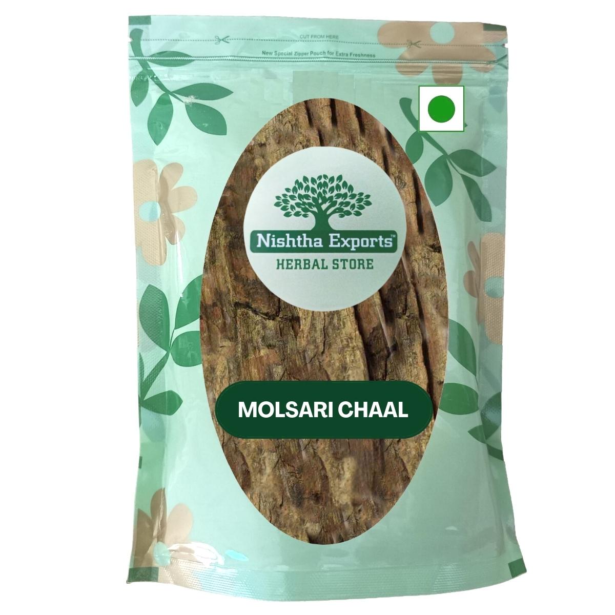 Molsari Chaal - Maulsari Chhal - मौलसिरी-Moulsiri Chal - Raw herbs Jadi Booti Mollsiri Bark
