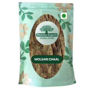 Molsari Chaal - Maulsari Chhal - मौलसिरी-Moulsiri Chal - Raw herbs Jadi Booti Mollsiri Bark