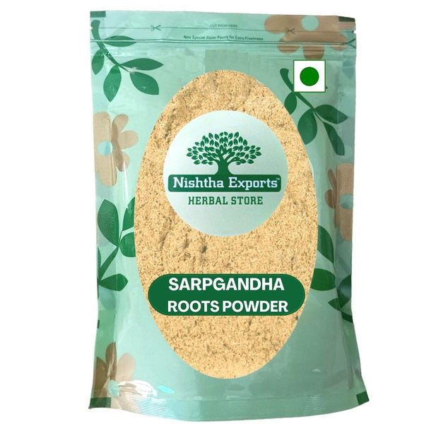Sarpgandha Churna-Sarpagandha Powder-सर्पगंधा चूर्ण- Rauvolfia Serpentina Powder Raw Herbs-Jadi Booti