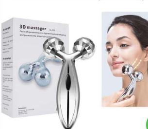 3D Massager Face Body Lifting Wrinkle Remove 3डी रोलर मसाजर फेस-AC-3DM