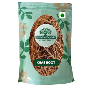Khas Root- Khus Jad - Ushira Dried -खस रूट- Vetiver Roots - Vetiveria Zizanioides - Ramacham -Raw Herbs-Jadi Booti
