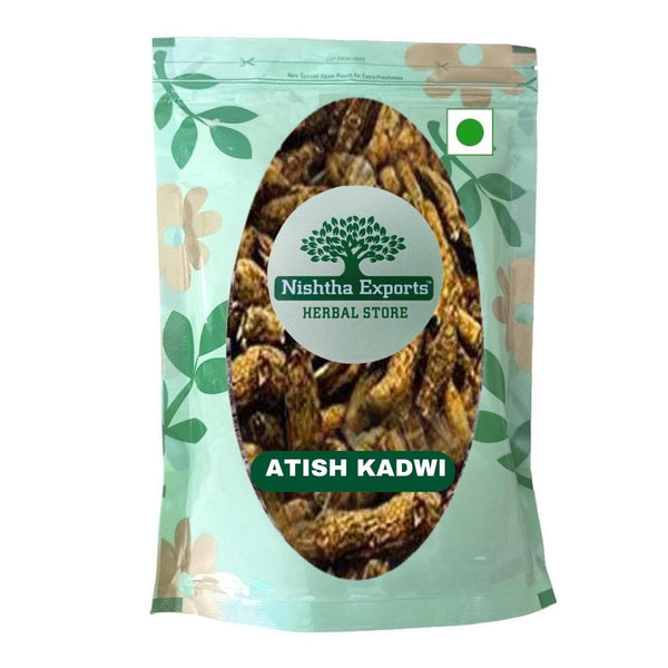 Atish Kadwi-Ativisha Bitter Raw Herbs-कड़वी आतिश-Atiwisha Ateesh Dried-Aconitum Heterophopyllum Jadi Booti