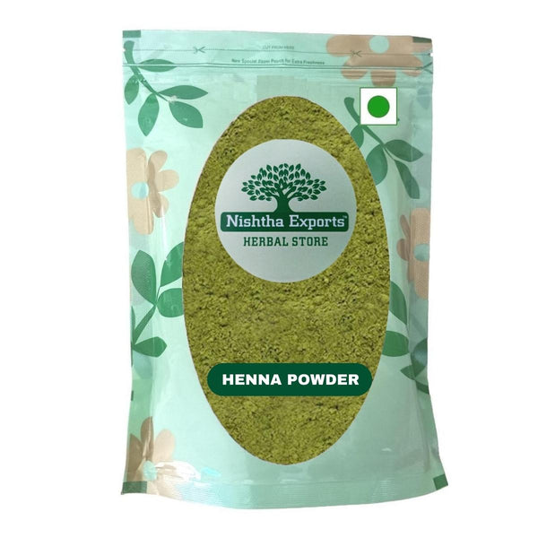 Mehndi Patta Powder - Mehendi - Heena Leaves -मेहंदी पत्ता पाउडर- Henna Leaves - Lawsonia Inermis Raw Herbs-Jadi Booti