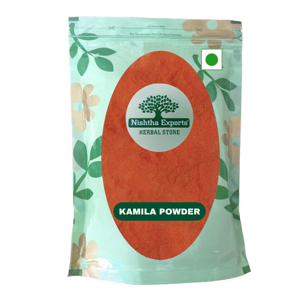 Kamila Powder Kamela Powder Camila Powder-कामिला पाउडर- Mallotus Philippinensis Raw Herb powder