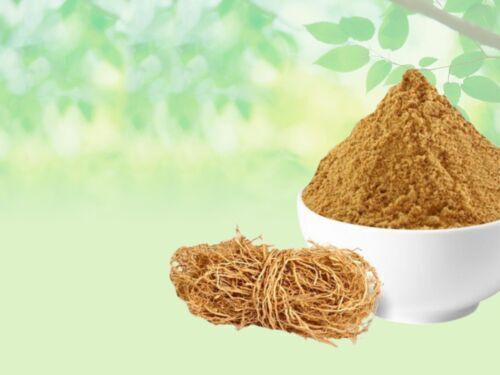 Khas Root Powder- Khus Jad Powder - Ushira Dried -खस रूट- Vetiver Roots - Vetiveria Zizanioides - Ramacham -Raw Herbs-Jadi Booti