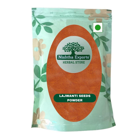 Lajwanti Seeds Powder - Lajvanti Beej powder-लाजवंती बीज पाउडर - Chui Mui - Mimosa pudica Raw Herbs-Jadi Booti