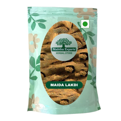 Maida Lakdi - Raw Herbs Maida Wood - मैदा लकडी -Dried Litsea Glutinosa Jadi Booti