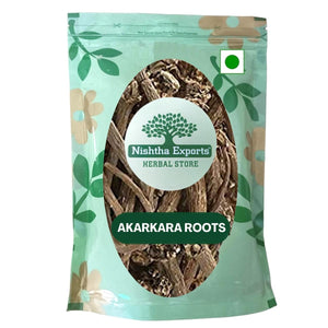 Akarkara Roots - Anacyclus pyrethrum dried- अकरकरा जड़ें-Pellitory Roots Raw Herbs-Jadi Booti
