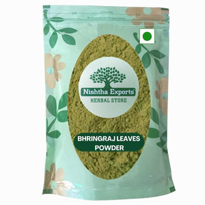 Bhringraj-Leaves Powder -Bhringraj Patta-Bhangra-भृंगराज-पत्ते पाउडर-Leaf-Bhangra Raiya-Eclipta-Alba Raw Herbs-Jadi Booti