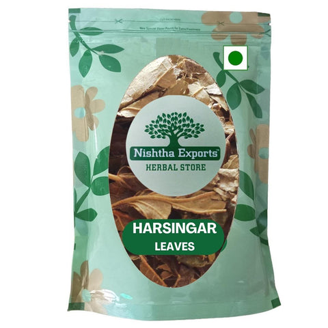 Harshringar Patta - Paarijaat Leaf - Parijat Leaves -हरशिंगर पत्ता-Harshingar Patta dried - Nyctanthes arbor-tristis Raw Herbs-Jadi Booti