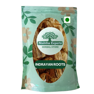 Indrayan Roots-Indrain Jadd-Indrayun-इंद्रायण जड़ें-Bitter Apple Raw Herbs- Citrullus colocynthis -Jadi Booti