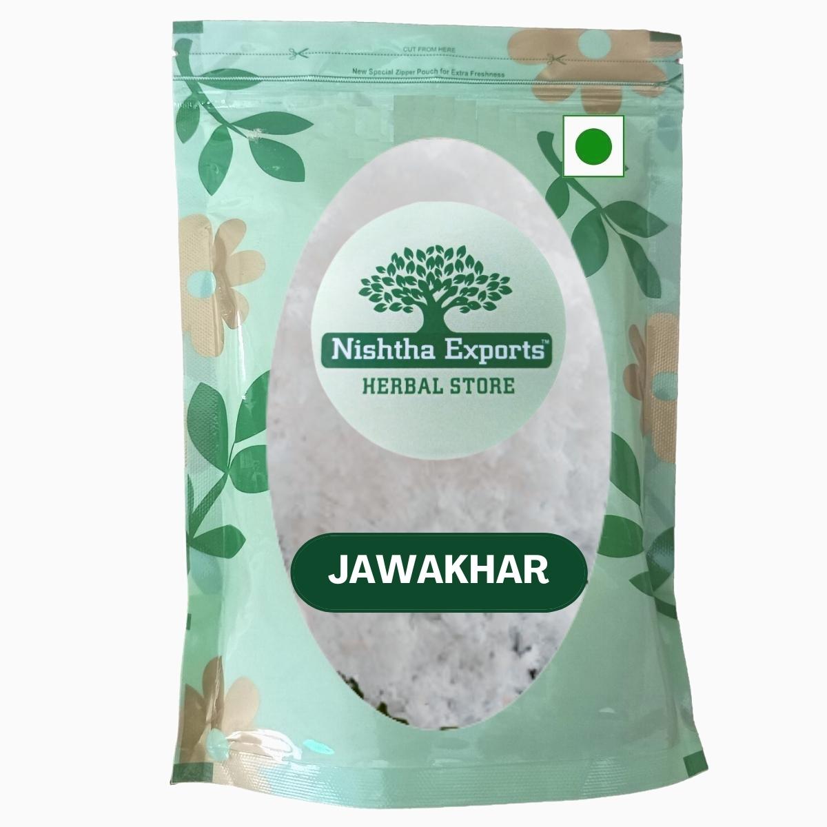 Jawakhar Powder-Jawa Khar-Yavakshar Java-जवाखर पाउडर-Khar Javakhar Raw Herbs-Jadi Booti