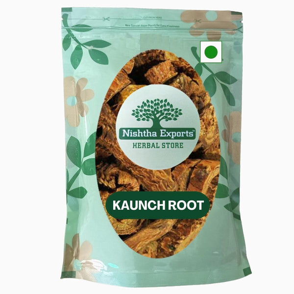 Kaunch Root-Konch Jad Dried-कौंच जड़ें-Kounch Roots Raw Herbs-Mucuna Root Jadi Booti