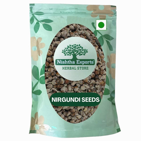 Nirgundi Seeds - Sambhalu Beej - Chaste Seeds - निर्गुंडी बीज-Nirgund - Vitex negundo Raw Herbs-Jadi Booti