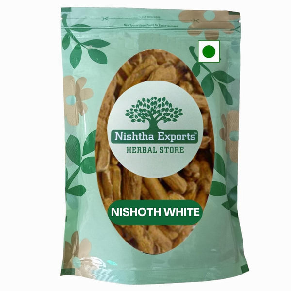 Dried Nishoth Safed - Raw Herbs Nishod White -निसोथ सफेद - High John - Turbad - Turpethum - Indian Jalap Jadi Booti