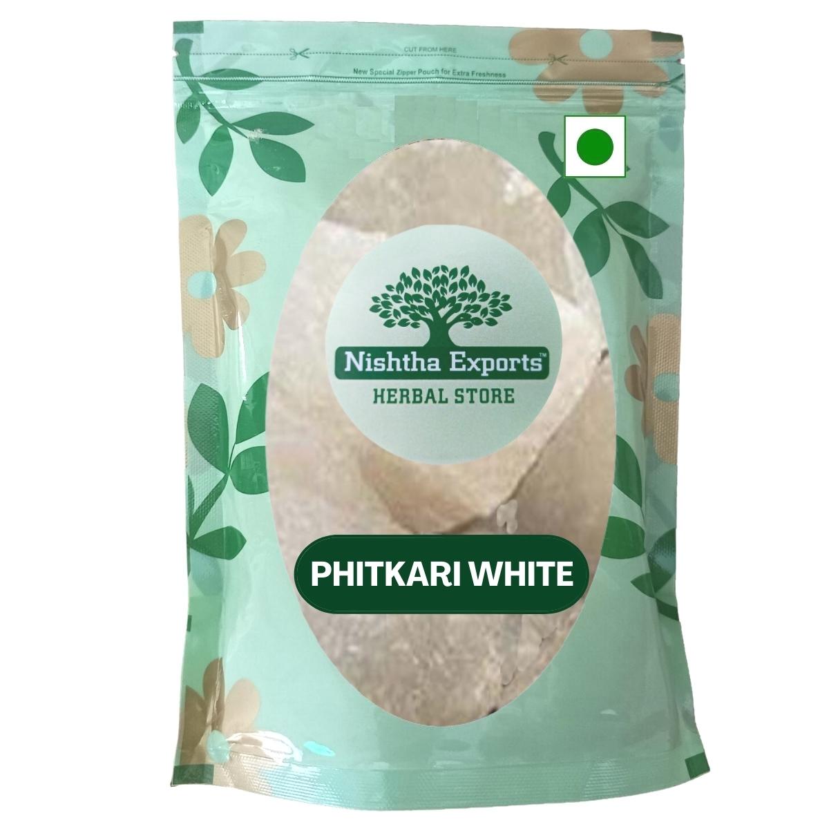 Phitkari White - Fitkari Safed - Potash Alum - fitkari - safed - raw - herbs