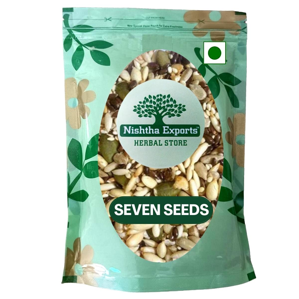 Seven Seeds Raw - Seeds Mix - Seven Seed - 7 Seeds Raw Herbs-Jadi Booti