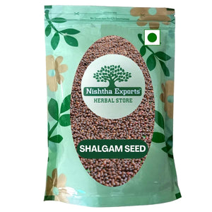 Shalgam Beej - Shaljam Seeds - Turnip Seeds -शलगम बीज- Brassica rapa Linn Raw Herbs-Jadi Booti