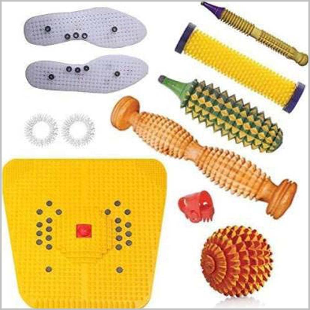 Acupressure House hold health care foot mat shoes sole all combo kit