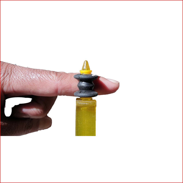 Acupressure Sujok Finger Massage Soft Exerciser Plastic handle Mini Roller 2pc