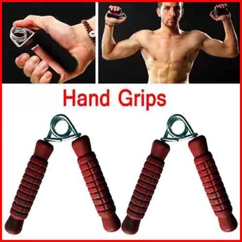 Acupressure Hand Grip 2pc Strengthener Squeezer with Non-Slip Grips for Adjustable Resistance Still-2pc