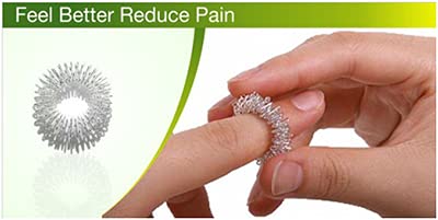 Sujok Acupressure Finger Massage Ring Kit Set of - 5pc