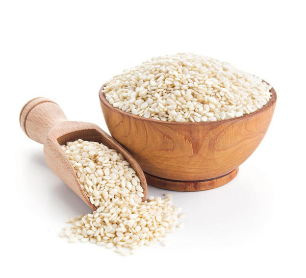 White Sesame Seeds - Safed Til -सफेद तिल के बीज -सफ़ेद तिल-Sesamum Indicum Edible Raw Herbs