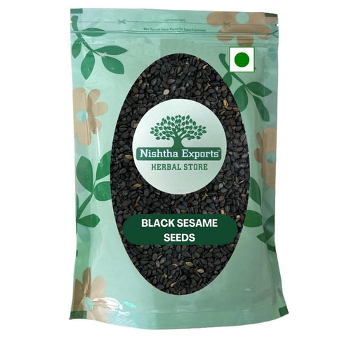 Til Kala - Kali Til - Black Sesame Seeds -तिल काला- Niger Seed - Sesamum indicum Raw Herbs